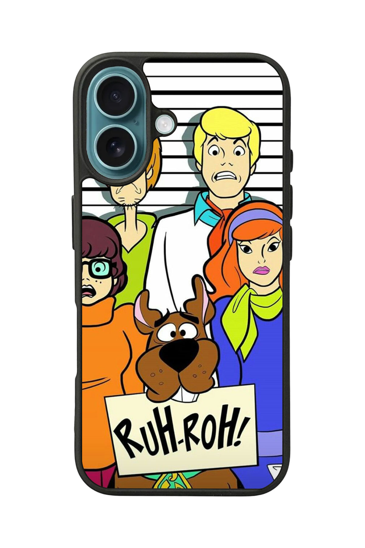 iPhone 16 Plus Uyumlu Scooby Doo Tasarımlı Glossy Premium Kılıf