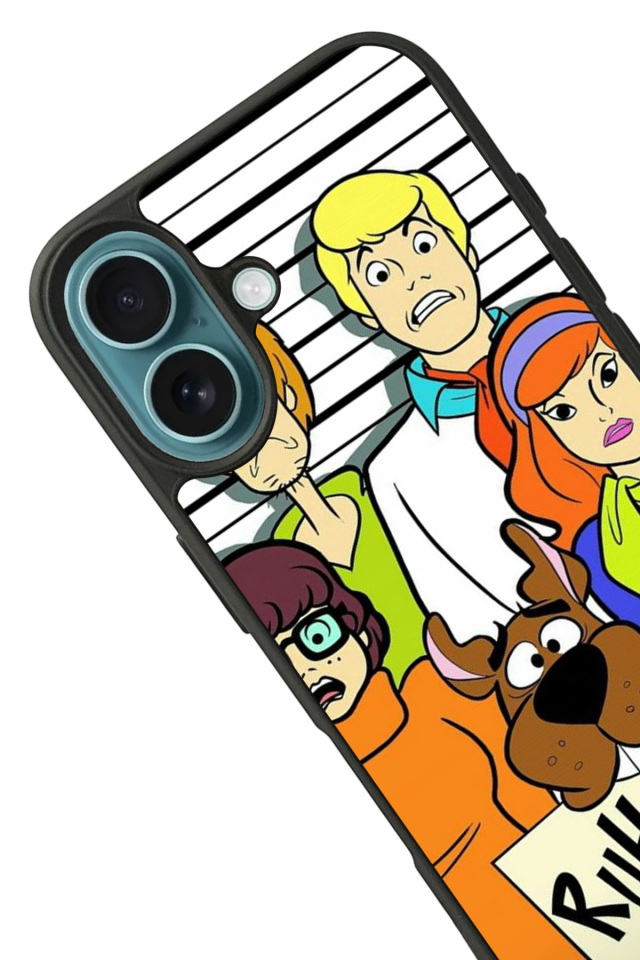 iPhone 16 Plus Uyumlu Scooby Doo Tasarımlı Glossy Premium Kılıf