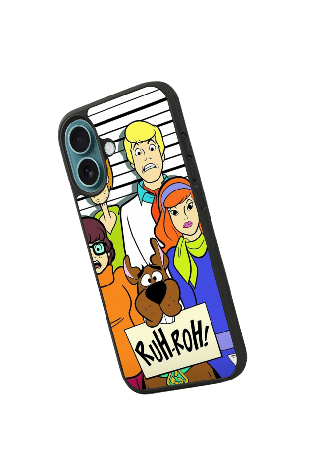 iPhone 16 Plus Uyumlu Scooby Doo Tasarımlı Glossy Premium Kılıf