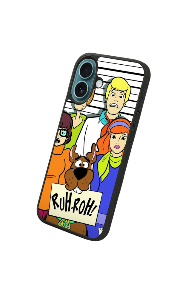 iPhone 16 Plus Uyumlu Scooby Doo Tasarımlı Glossy Premium Kılıf