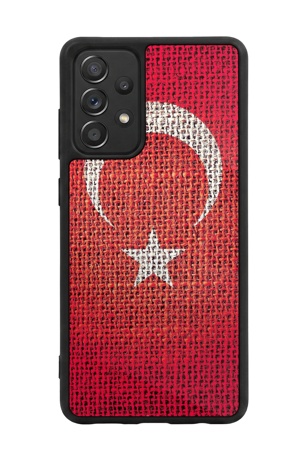 Samsung Galaxy A72 Uyumlu Türk Bayragi Tasarımlı Glossy Premium Kılıf