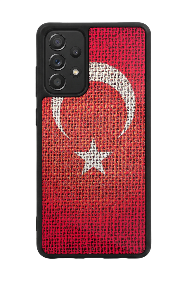 Samsung Galaxy A72 Uyumlu Türk Bayragi Tasarımlı Glossy Premium Kılıf