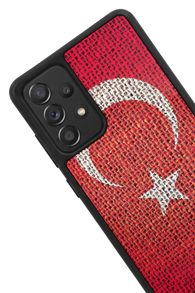 Samsung Galaxy A72 Uyumlu Türk Bayragi Tasarımlı Glossy Premium Kılıf