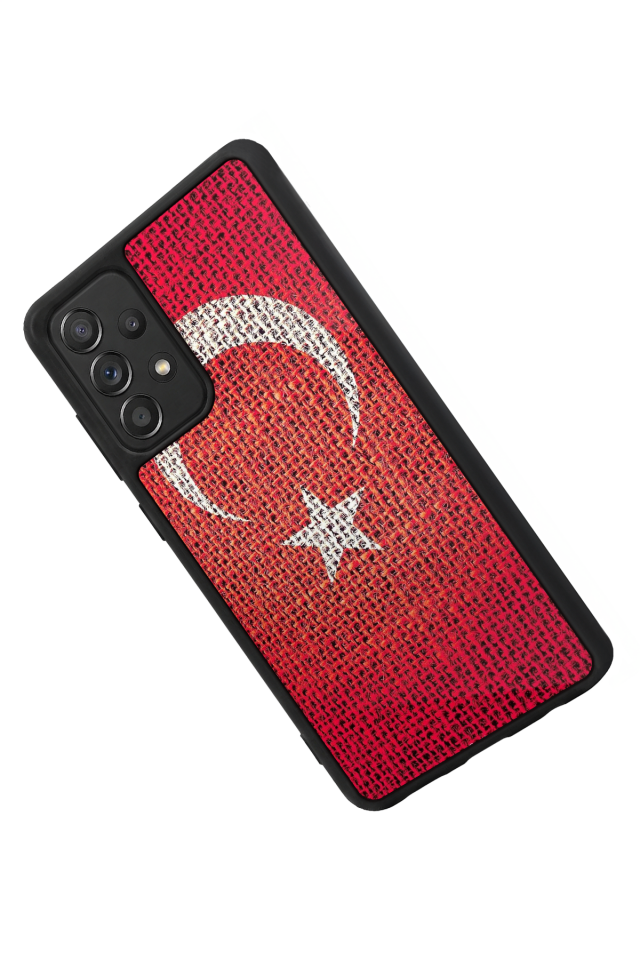 Samsung Galaxy A72 Uyumlu Türk Bayragi Tasarımlı Glossy Premium Kılıf