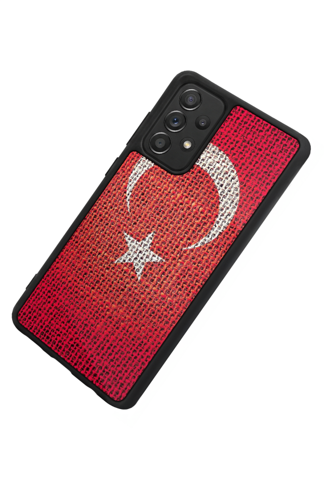 Samsung Galaxy A72 Uyumlu Türk Bayragi Tasarımlı Glossy Premium Kılıf