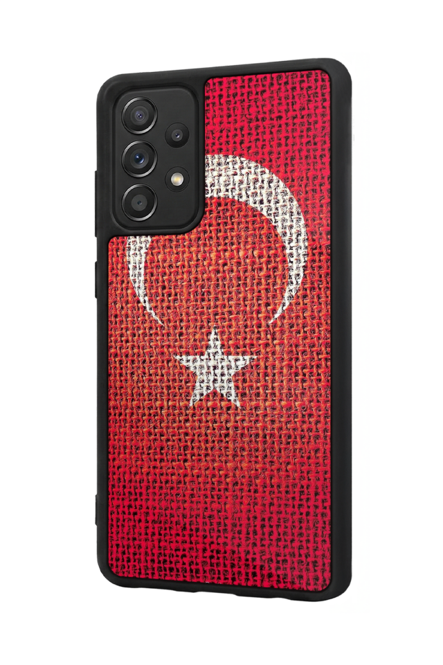 Samsung Galaxy A72 Uyumlu Türk Bayragi Tasarımlı Glossy Premium Kılıf