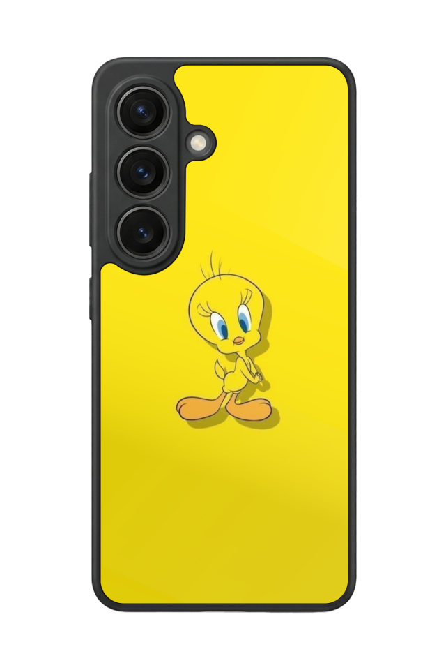 Samsung Galaxy S26 Uyumlu Tweety Tasarımlı Glossy Premium Kılıf