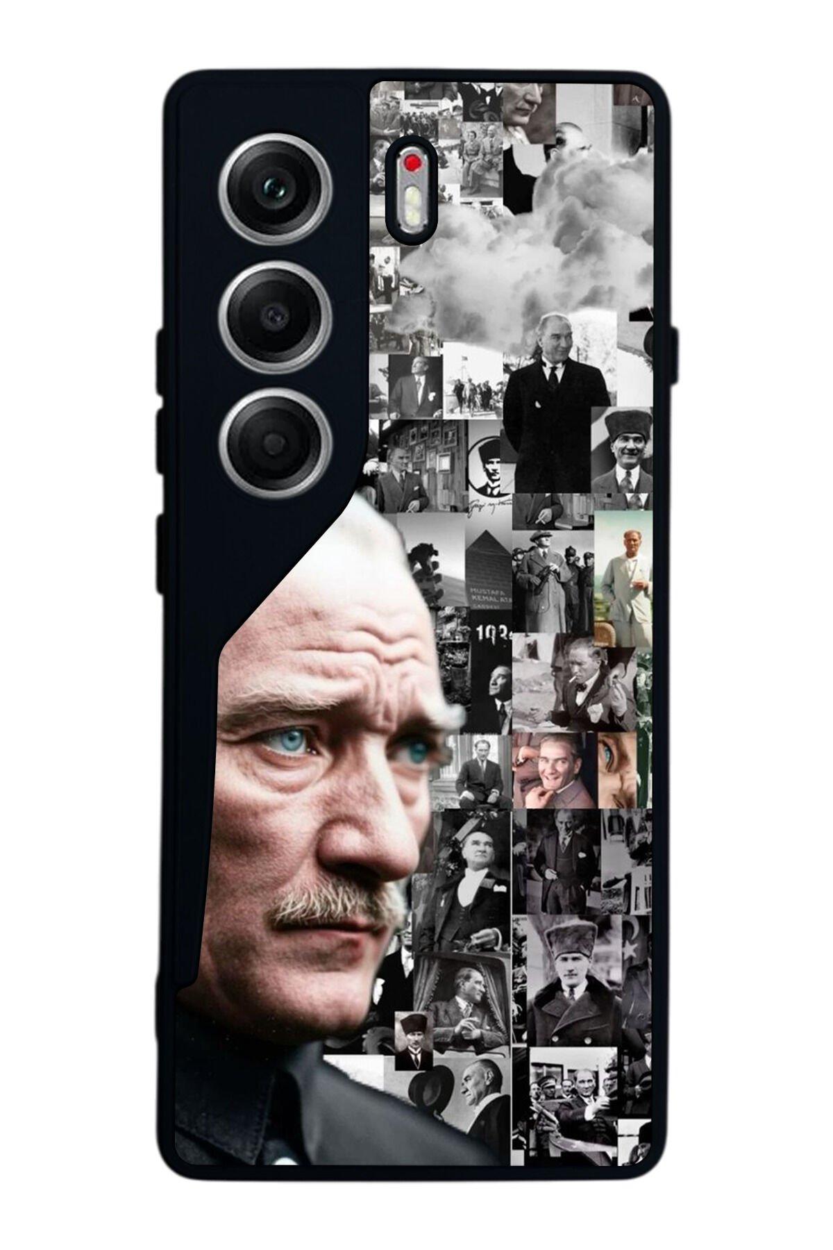 Tecno Camon 40 Uyumlu Mustafa Kemal Ataturk Tasarımlı Glossy Premium Kılıf
