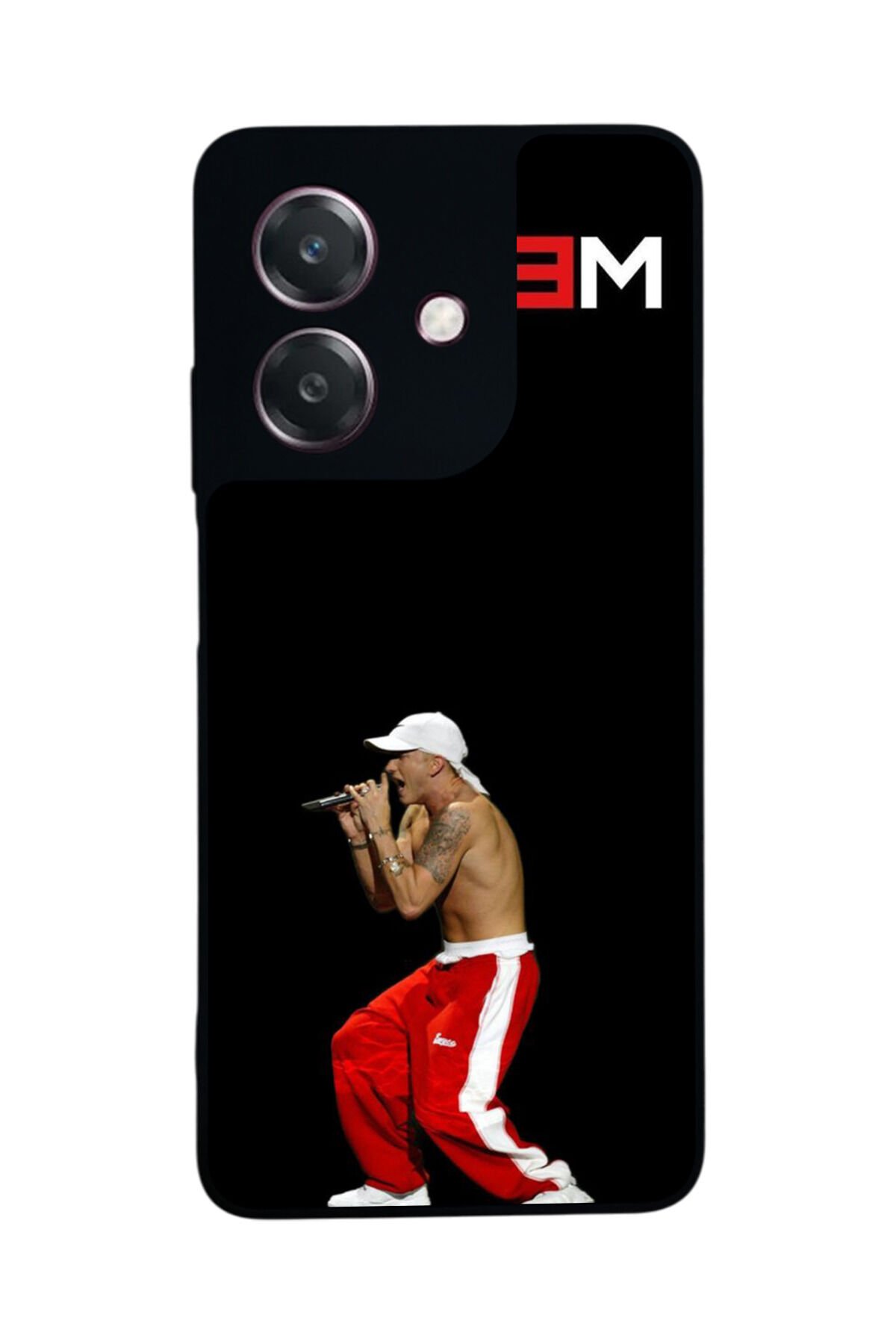 Oppo A3 5G Uyumlu Eminem Tasarımlı Glossy Premium Kılıf