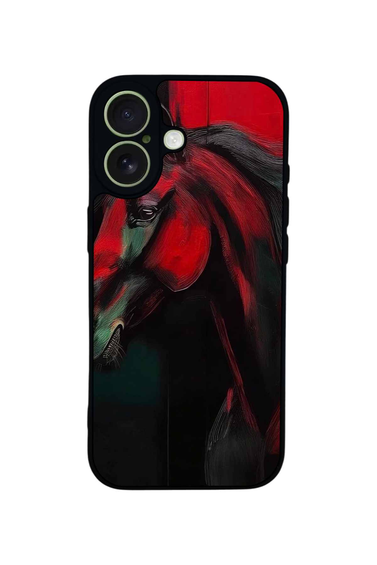 iPhone 17 Uyumlu At Horse Tasarımlı Glossy Premium Kılıf
