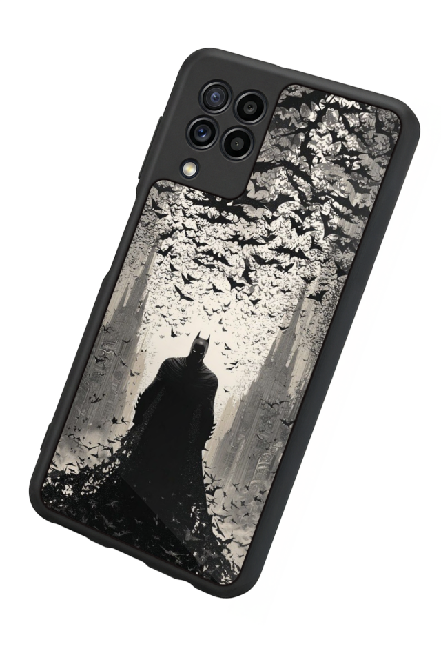 Samsung Galaxy M32 Uyumlu Batman Tasarımlı Glossy Premium Kılıf