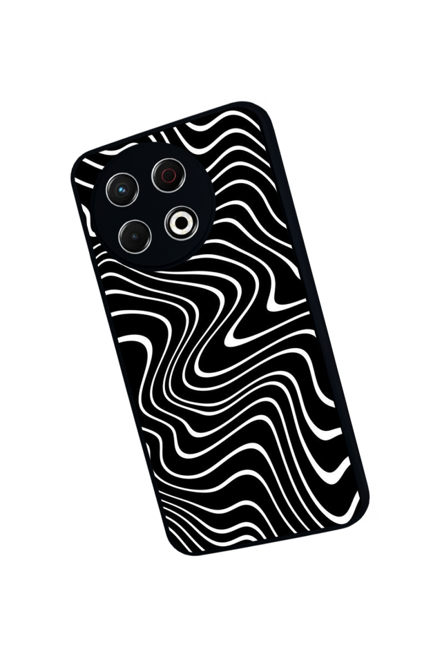 Tecno Spark 30 Pro Uyumlu Çizgi Sanatı Tasarımlı Glossy Premium Kılıf