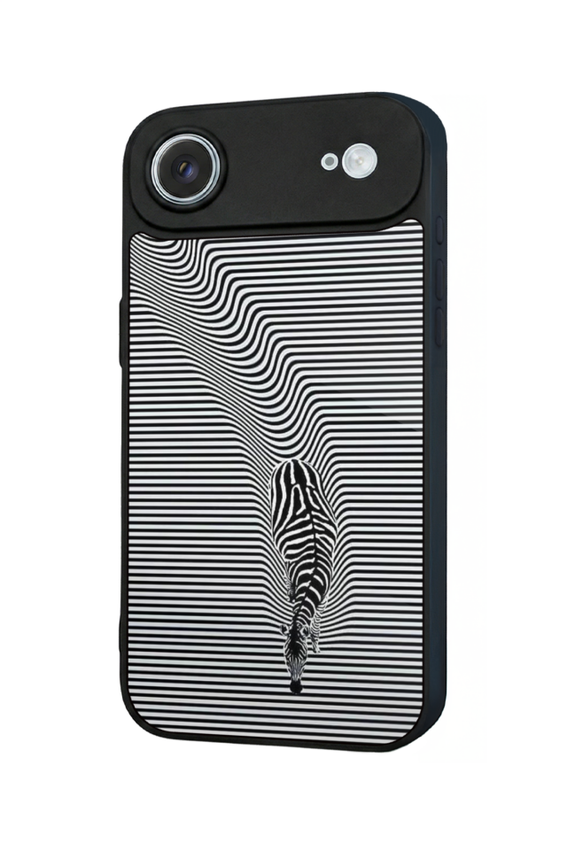 iPhone 17 Air Uyumlu Çizgi Sanatı Tasarımlı Glossy Premium Kılıf
