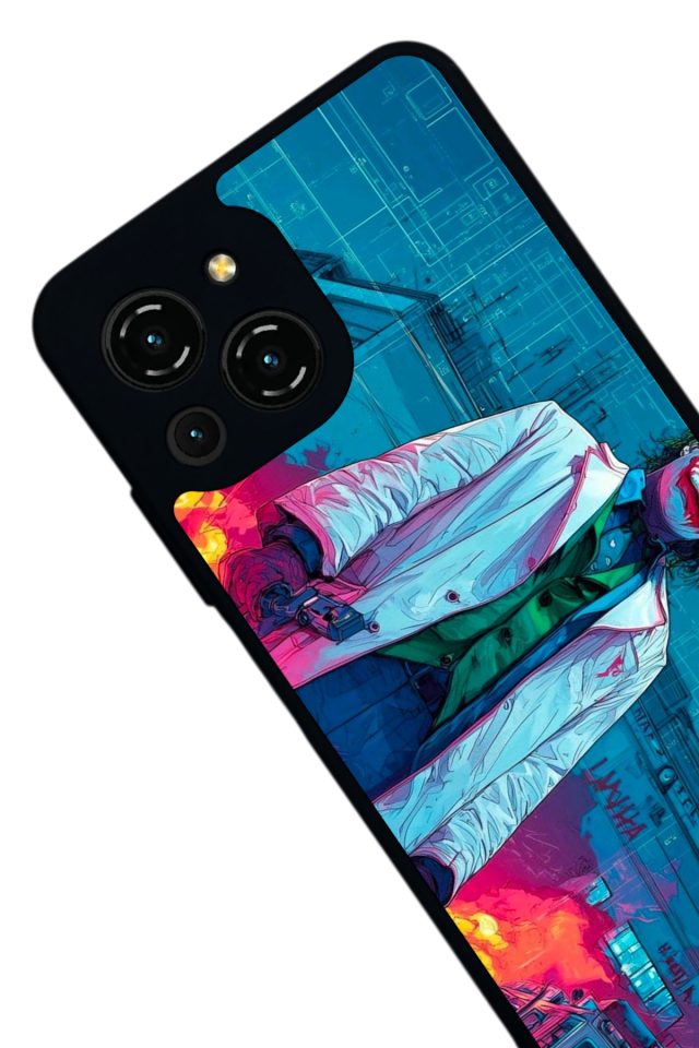 Reeder S23 Pro Max Uyumlu Joker Tasarımlı Glossy Premium Kılıf