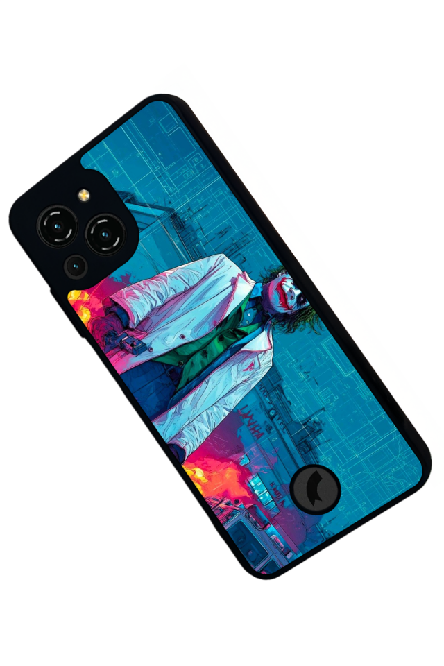 Reeder S23 Pro Max Uyumlu Joker Tasarımlı Glossy Premium Kılıf