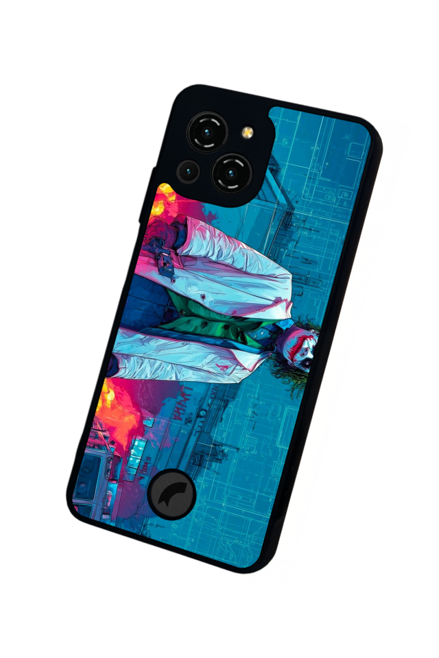 Reeder S23 Pro Max Uyumlu Joker Tasarımlı Glossy Premium Kılıf