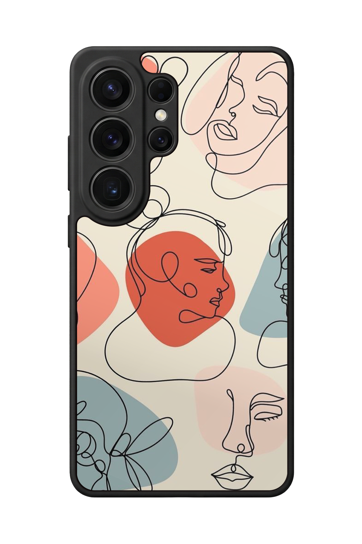 Samsung Galaxy S26 Ultra Uyumlu Line Art Tasarımlı Glossy Premium Kılıf