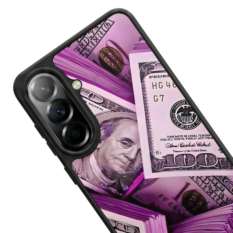 Samsung Galaxy A57 Uyumlu Money Para Tasarımlı Glossy Premium Kılıf