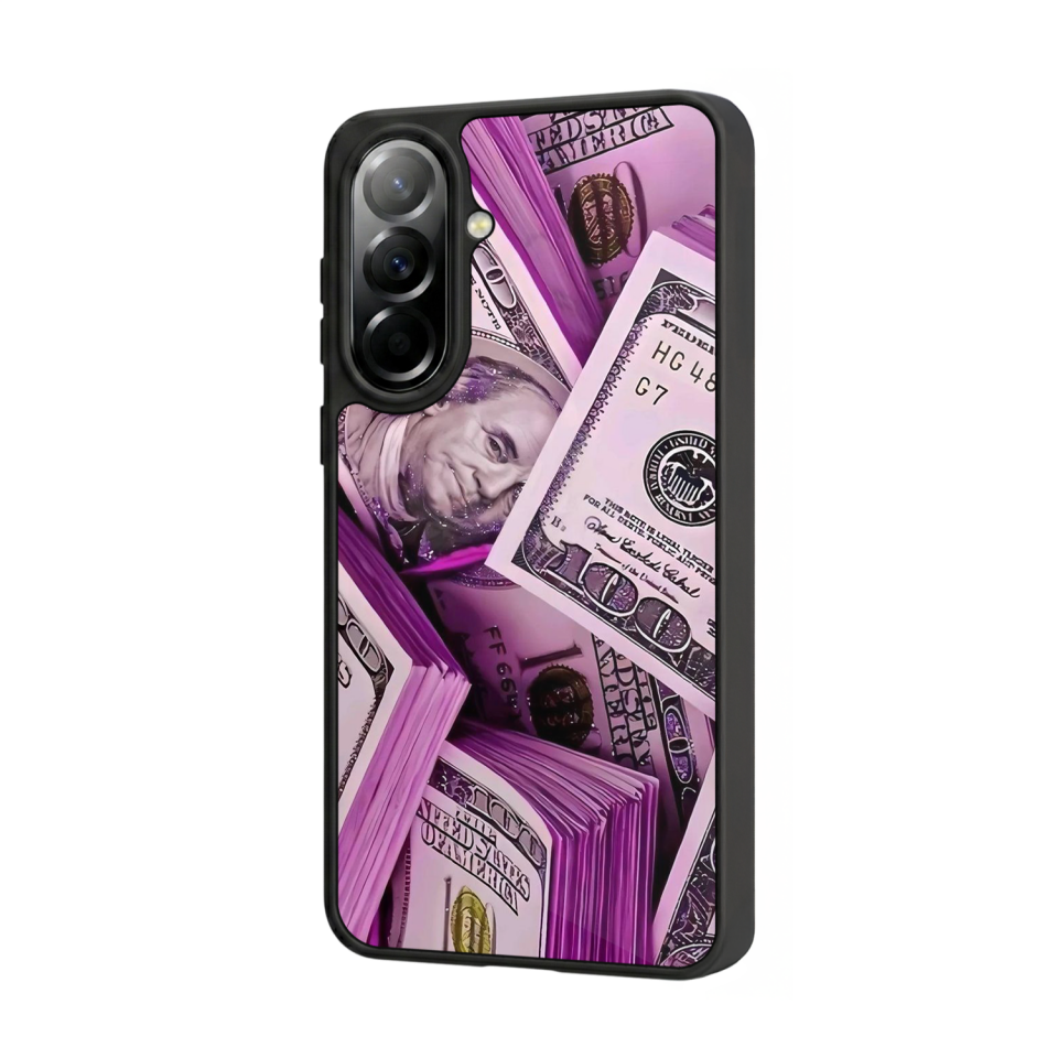 Samsung Galaxy A57 Uyumlu Money Para Tasarımlı Glossy Premium Kılıf