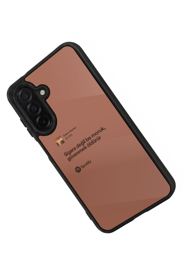 Samsung Galaxy A56 Uyumlu Sarki Sozleri Tasarımlı Glossy Premium Kılıf