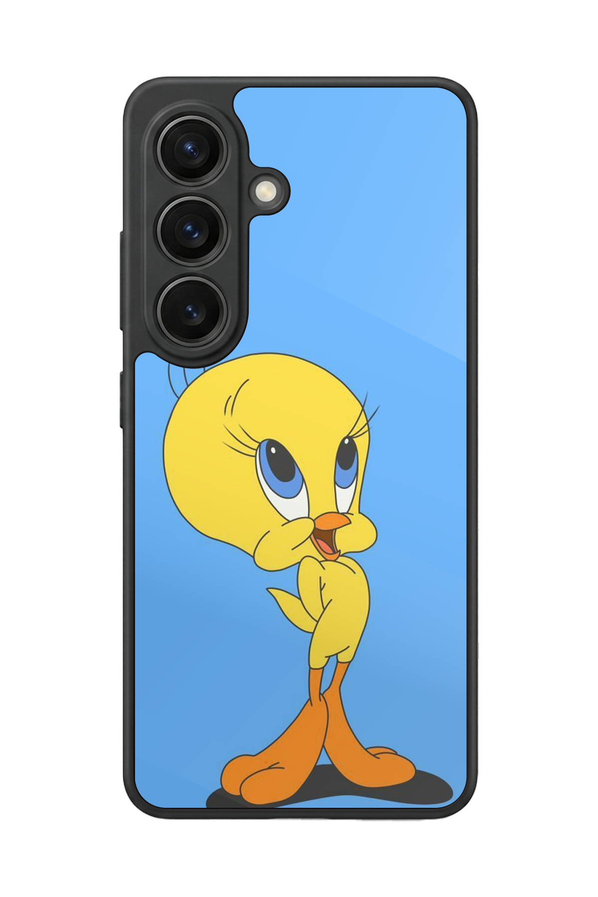 Samsung Galaxy S26 Uyumlu Tweety Tasarımlı Glossy Premium Kılıf