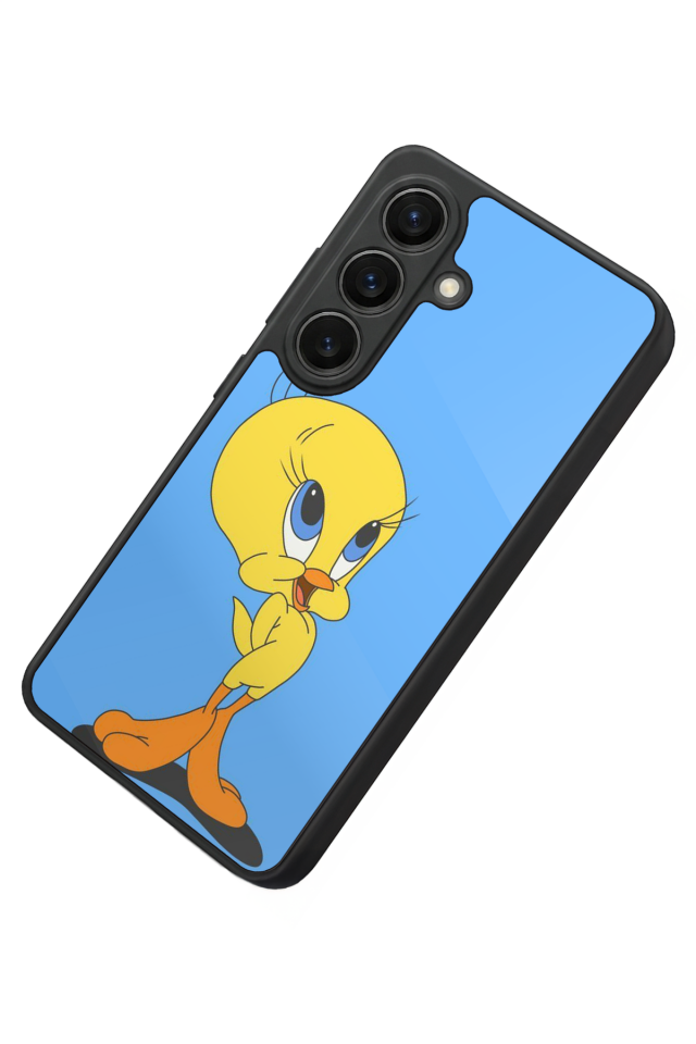 Samsung Galaxy S26 Uyumlu Tweety Tasarımlı Glossy Premium Kılıf
