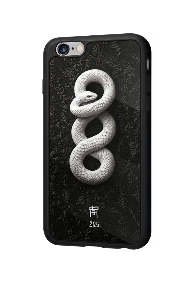 iPhone 6s Plus Uyumlu Yılan Tasarımlı Glossy Premium Kılıf