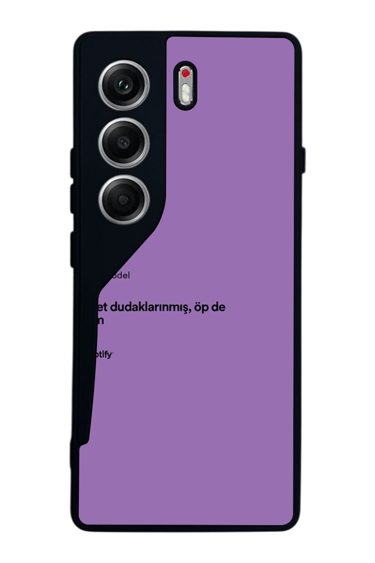 Tecno Camon 40 Uyumlu Sarki Sozleri Tasarımlı Glossy Premium Kılıf