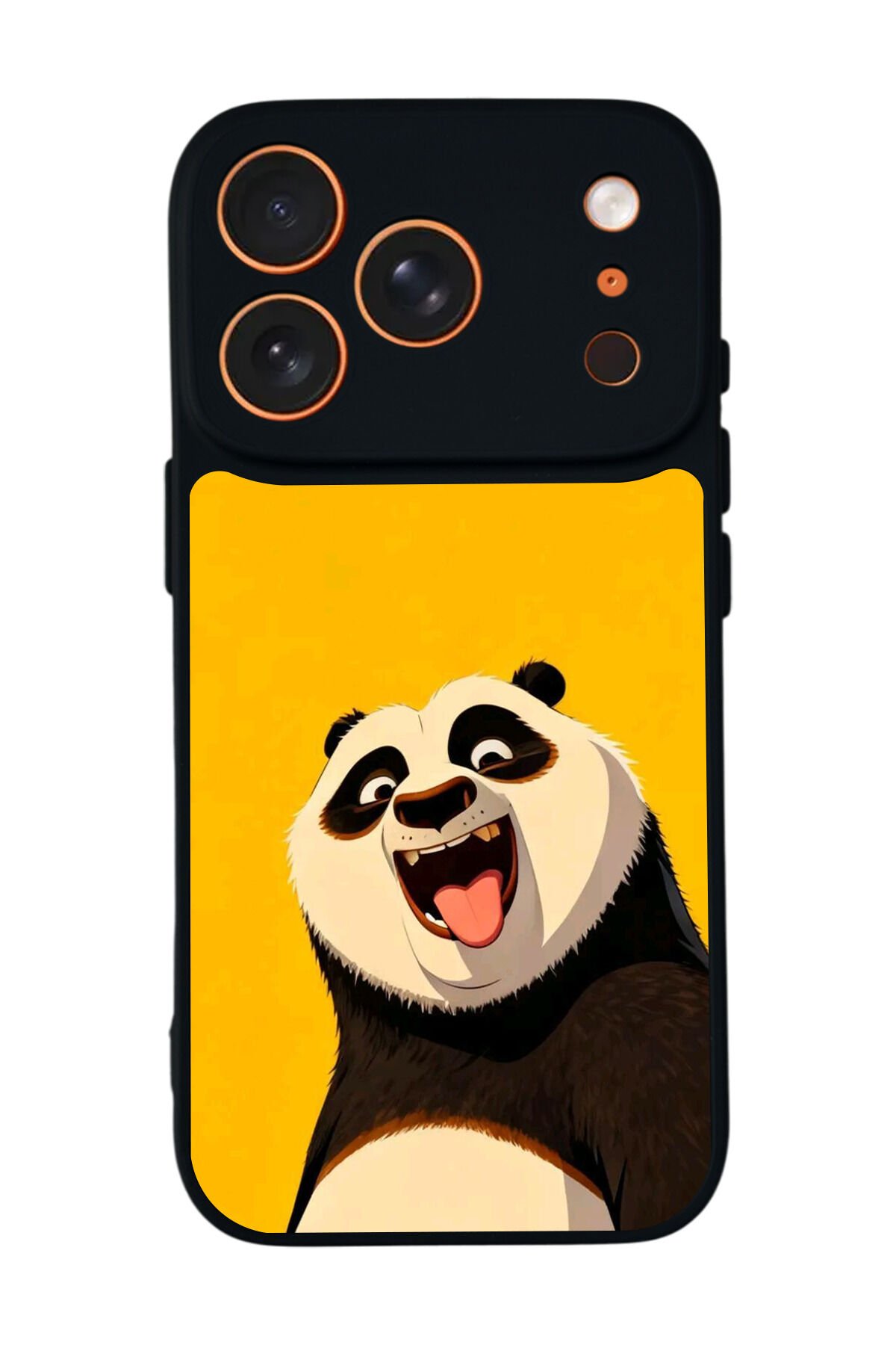 iPhone 17 Pro Uyumlu Kung Fu Panda Tasarımlı Glossy Premium Kılıf