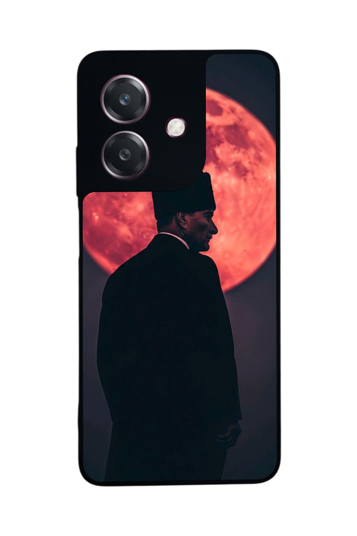 Oppo A3 5G Uyumlu Mustafa Kemal Ataturk Tasarımlı Glossy Premium Kılıf