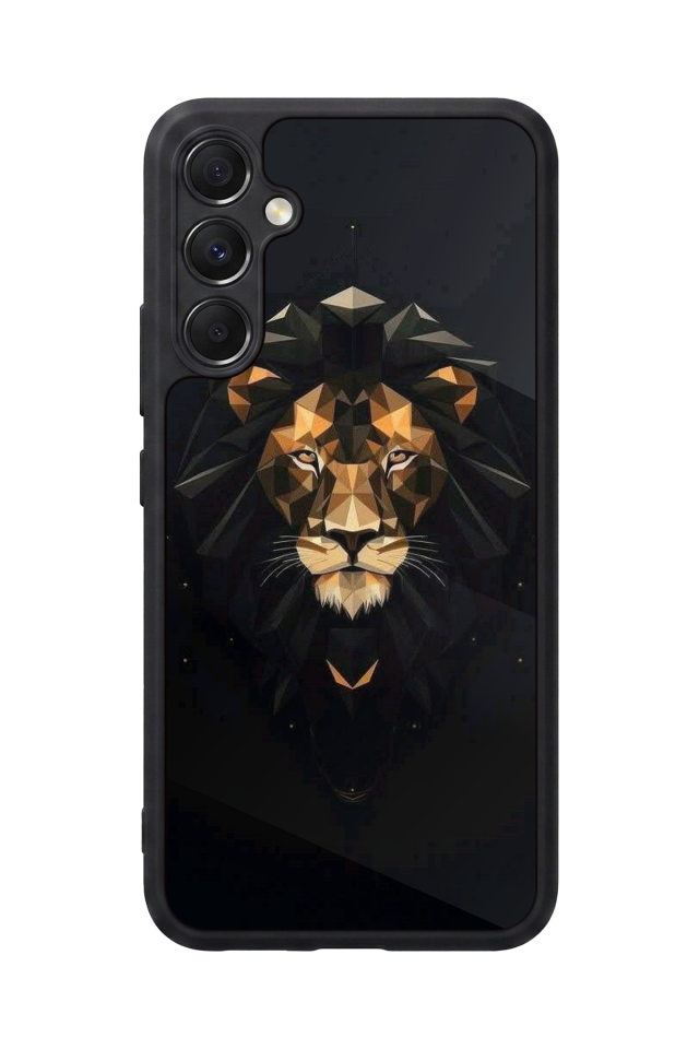 Samsung Galaxy M34 Uyumlu Aslan Tasarımlı Glossy Premium Kılıf