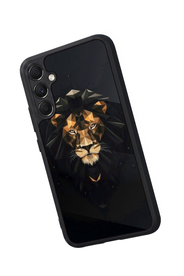 Samsung Galaxy M34 Uyumlu Aslan Tasarımlı Glossy Premium Kılıf