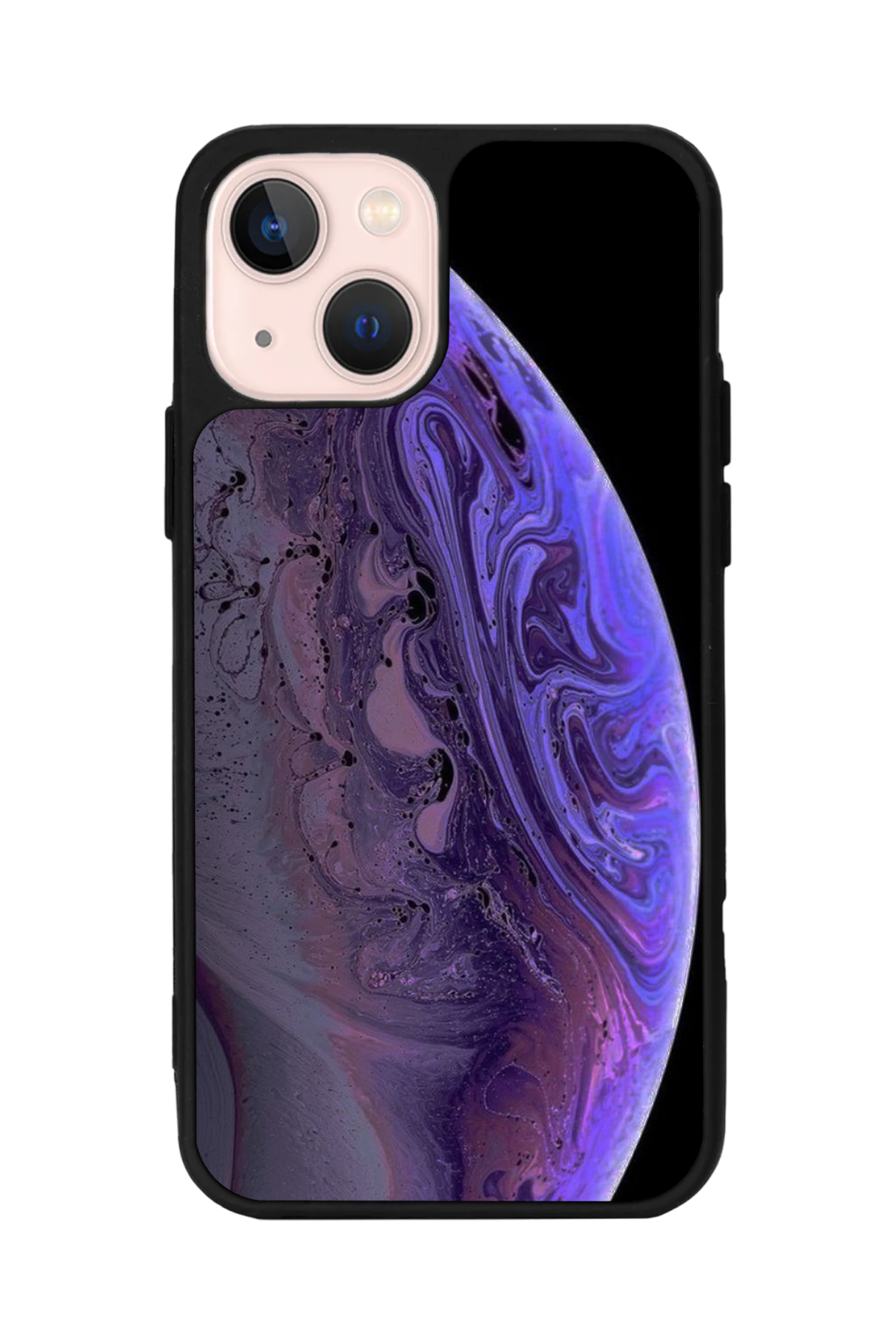 iPhone 15 Plus Uyumlu Ay Tasarımlı Glossy Premium Kılıf