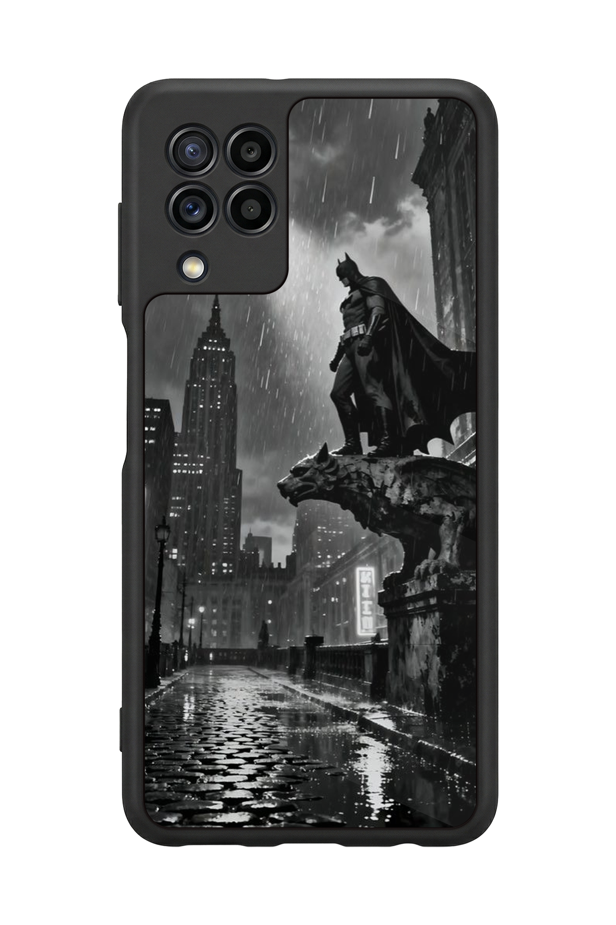 Samsung Galaxy M32 Uyumlu Batman Tasarımlı Glossy Premium Kılıf