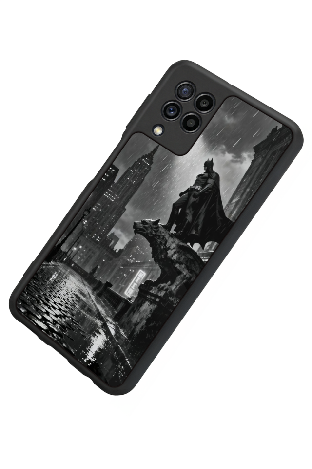 Samsung Galaxy M32 Uyumlu Batman Tasarımlı Glossy Premium Kılıf