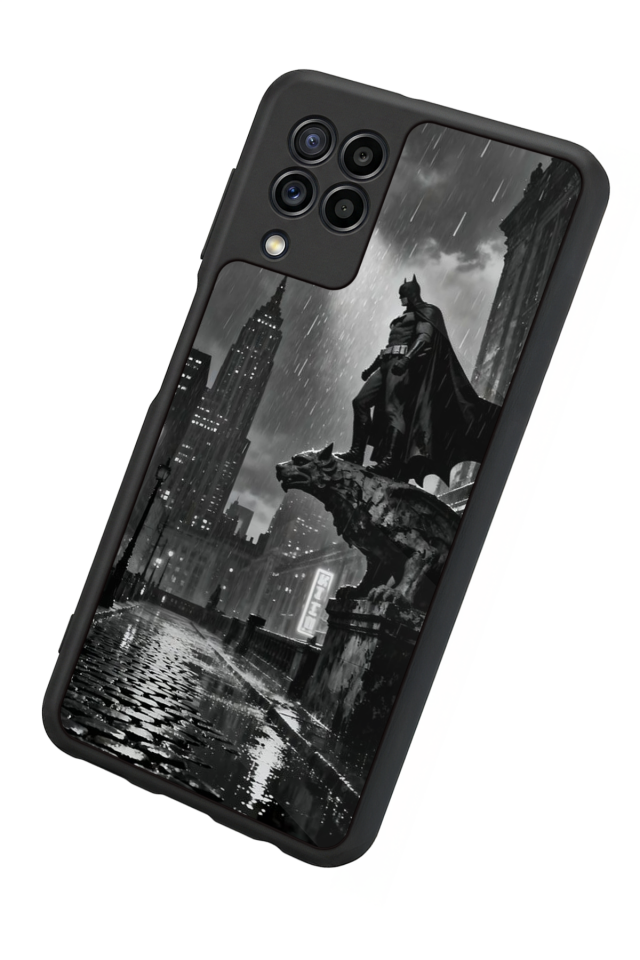 Samsung Galaxy M32 Uyumlu Batman Tasarımlı Glossy Premium Kılıf