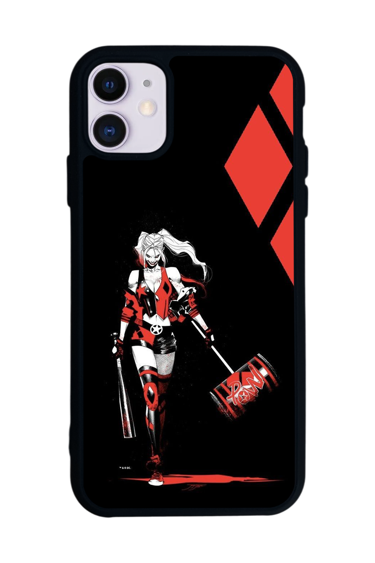 iPhone 11 Uyumlu HarleyQueen Tasarımlı Glossy Premium Kılıf