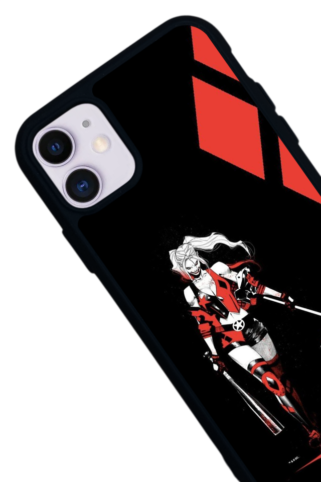 iPhone 11 Uyumlu HarleyQueen Tasarımlı Glossy Premium Kılıf