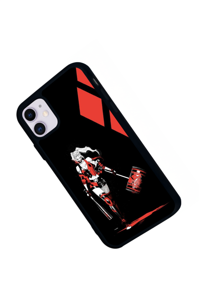 iPhone 11 Uyumlu HarleyQueen Tasarımlı Glossy Premium Kılıf
