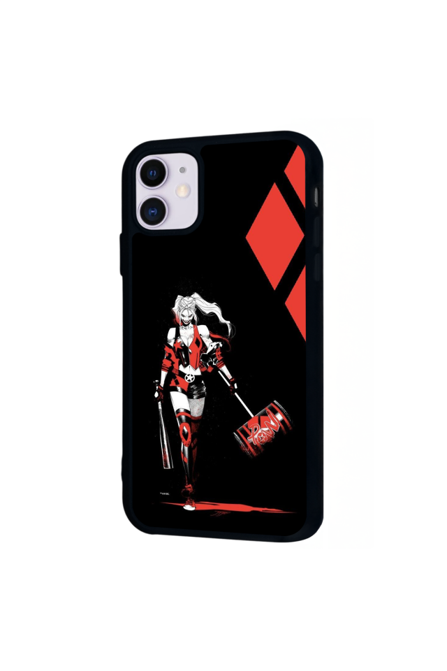 iPhone 11 Uyumlu HarleyQueen Tasarımlı Glossy Premium Kılıf