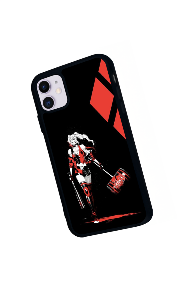 iPhone 11 Uyumlu HarleyQueen Tasarımlı Glossy Premium Kılıf