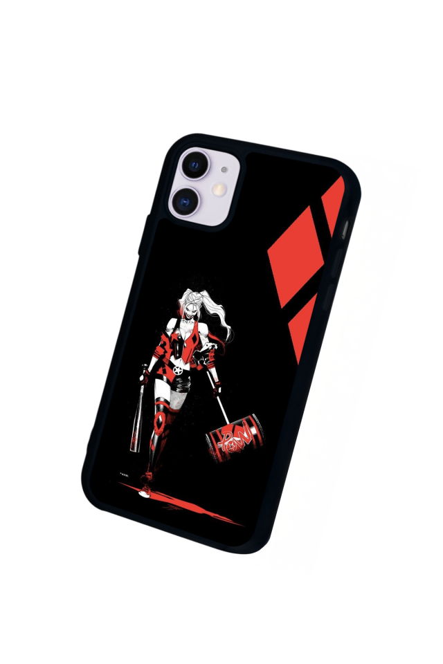 iPhone 11 Uyumlu HarleyQueen Tasarımlı Glossy Premium Kılıf