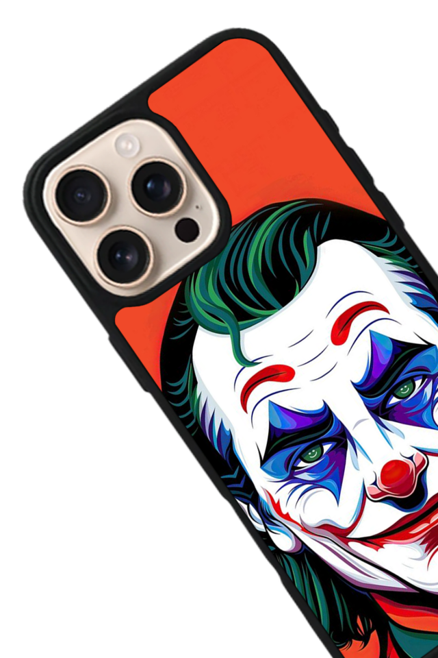 iPhone 16 Pro Uyumlu Joker Tasarımlı Glossy Premium Kılıf