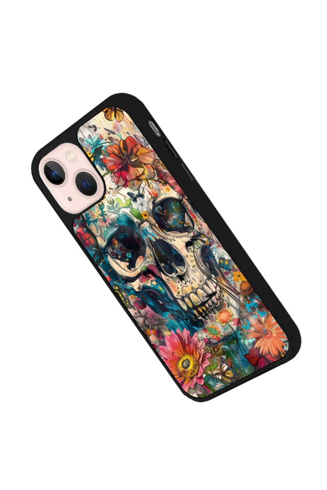 iPhone 15 Plus Uyumlu KuruKafa Tasarımlı Glossy Premium Kılıf