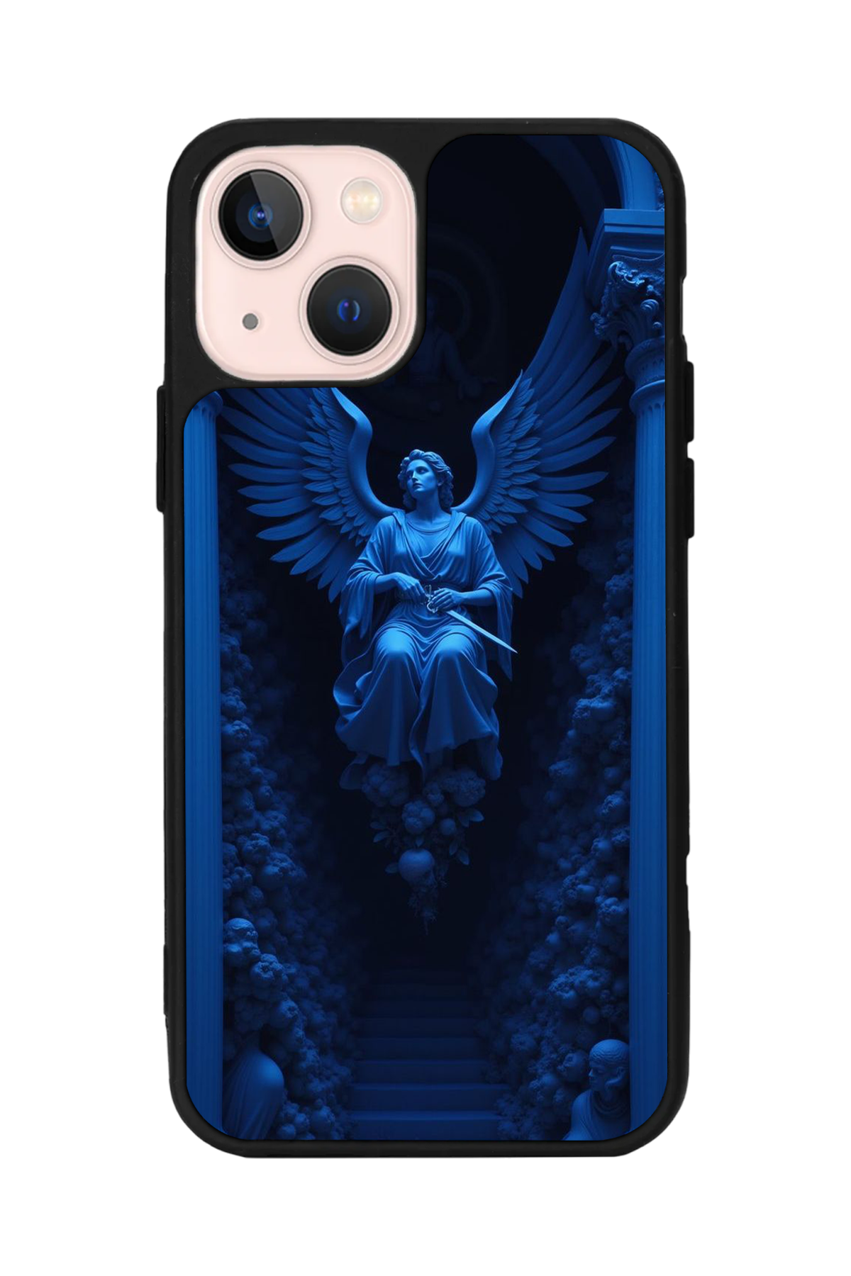 iPhone 13/14 Uyumlu Melek Tasarımlı Glossy Premium Kılıf