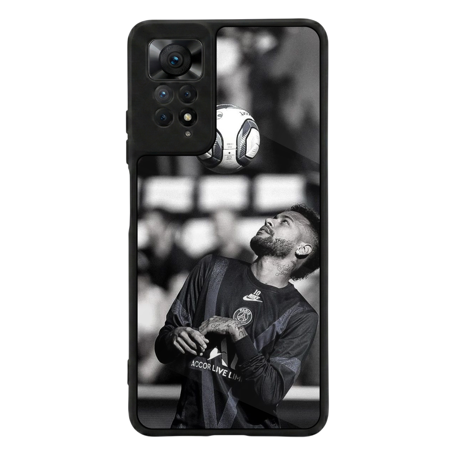 Xiaomi Redmi Note 12 Pro Uyumlu Neymar Tasarımlı Glossy Premium Kılıf