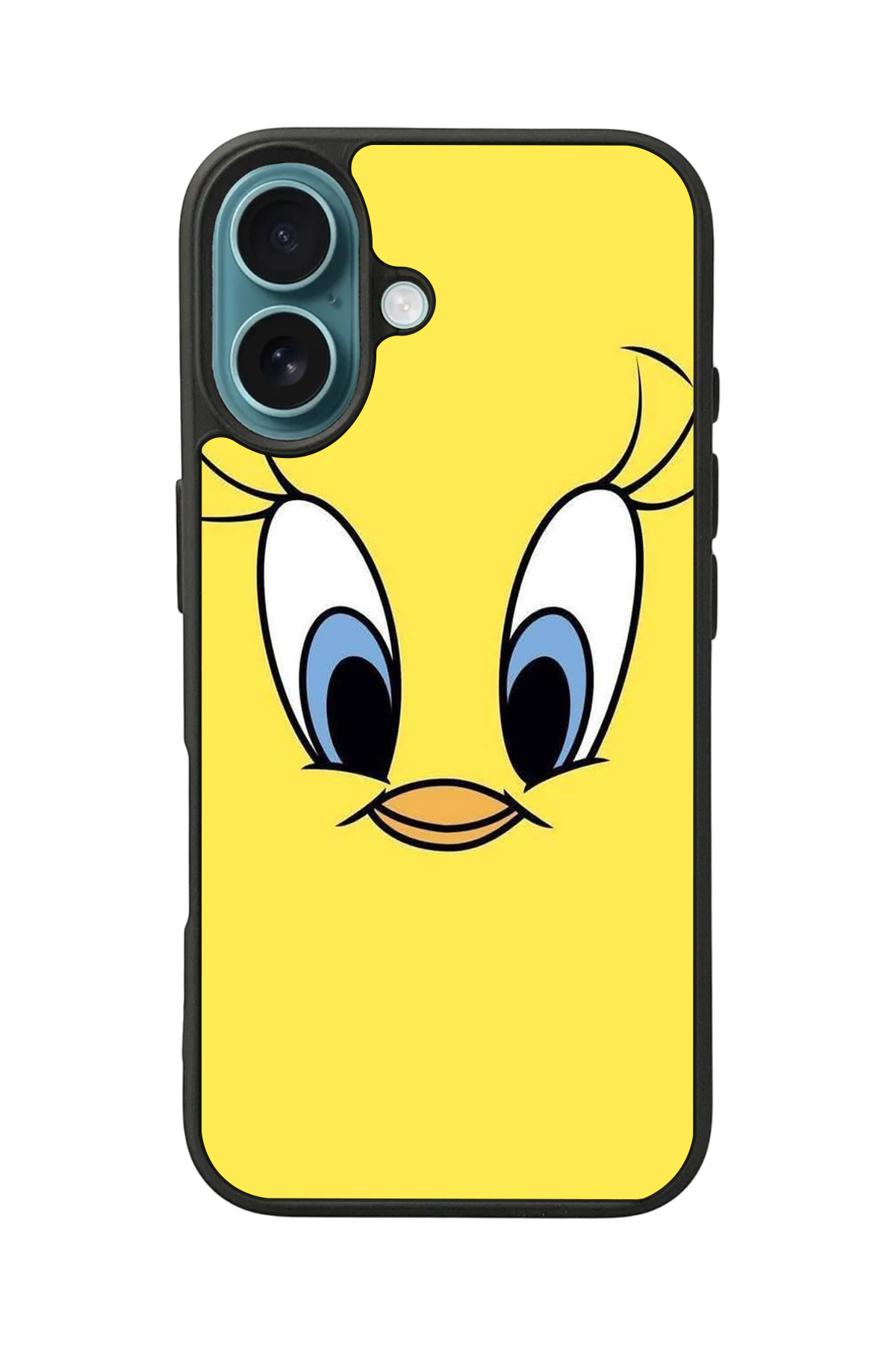 iPhone 16 Plus Uyumlu Tweety Tasarımlı Glossy Premium Kılıf