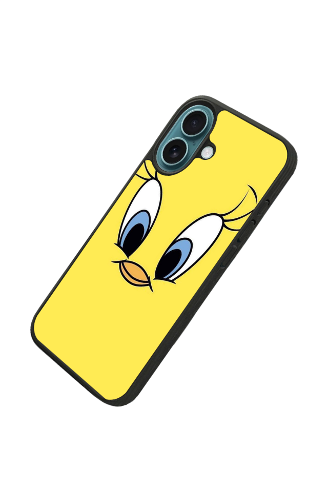 iPhone 16 Plus Uyumlu Tweety Tasarımlı Glossy Premium Kılıf
