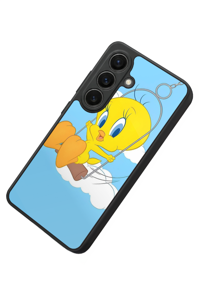 Samsung Galaxy S26 Uyumlu Tweety Tasarımlı Glossy Premium Kılıf