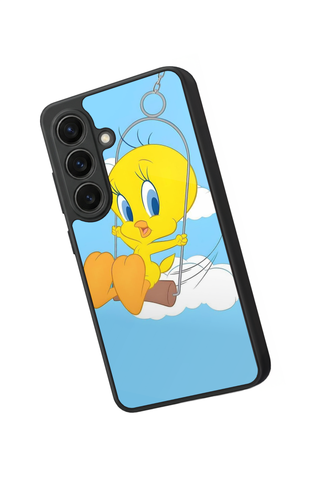 Samsung Galaxy S26 Uyumlu Tweety Tasarımlı Glossy Premium Kılıf